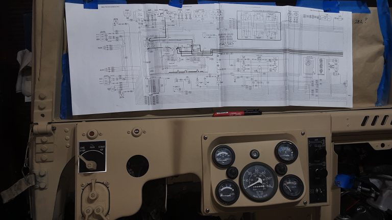 Wiring: Dash and Underdash – HMMWV Systems
