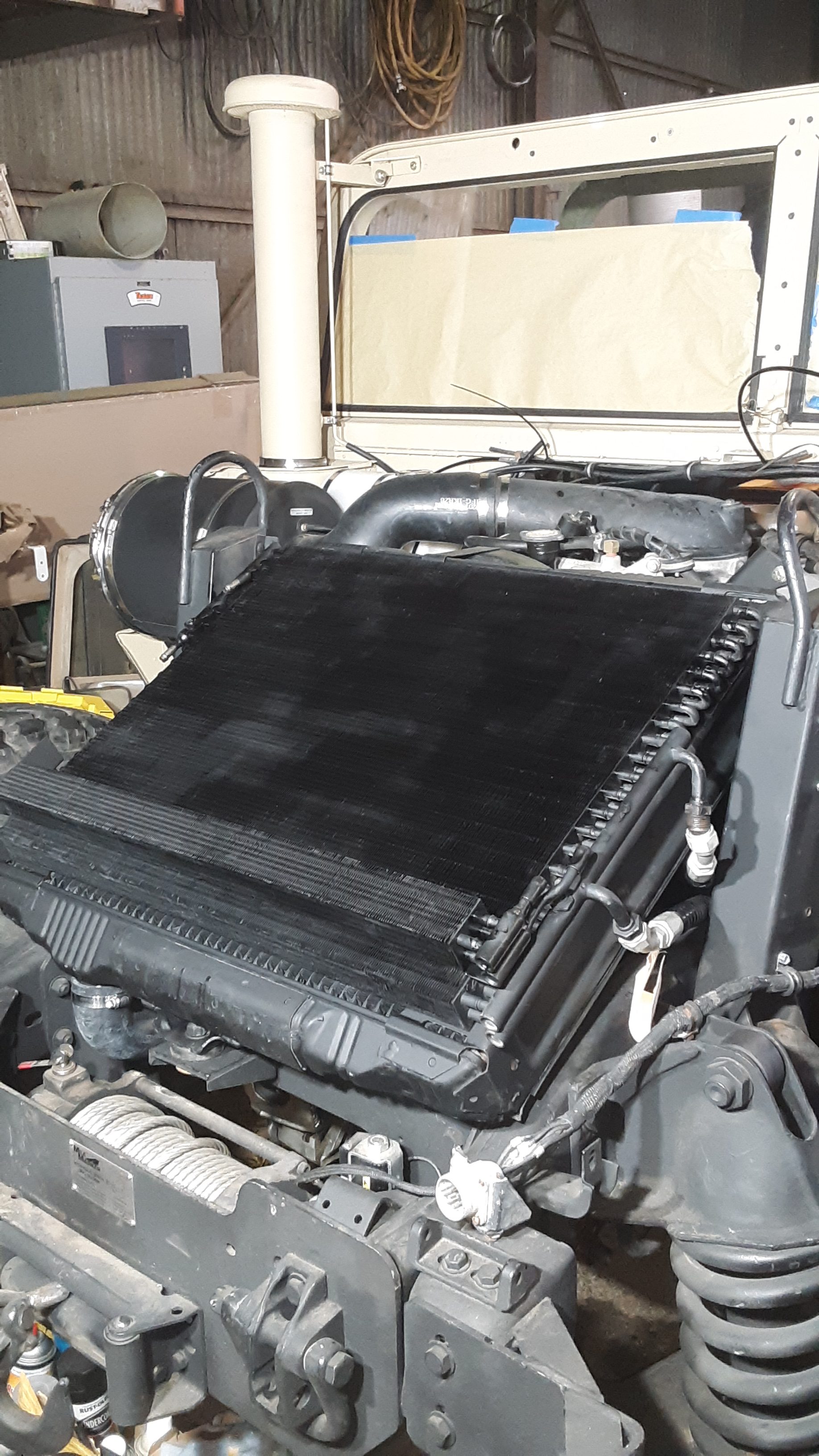 Installation of Cooling Stack – HMMWV Systems